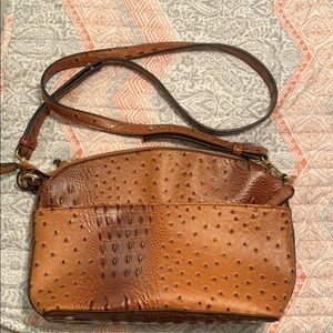 Cognac colored crossbody bag